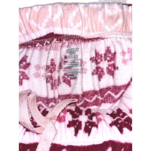 Girls Holiday Time Christmas Pajamas Size XXL (18) - Picture 7 of 7